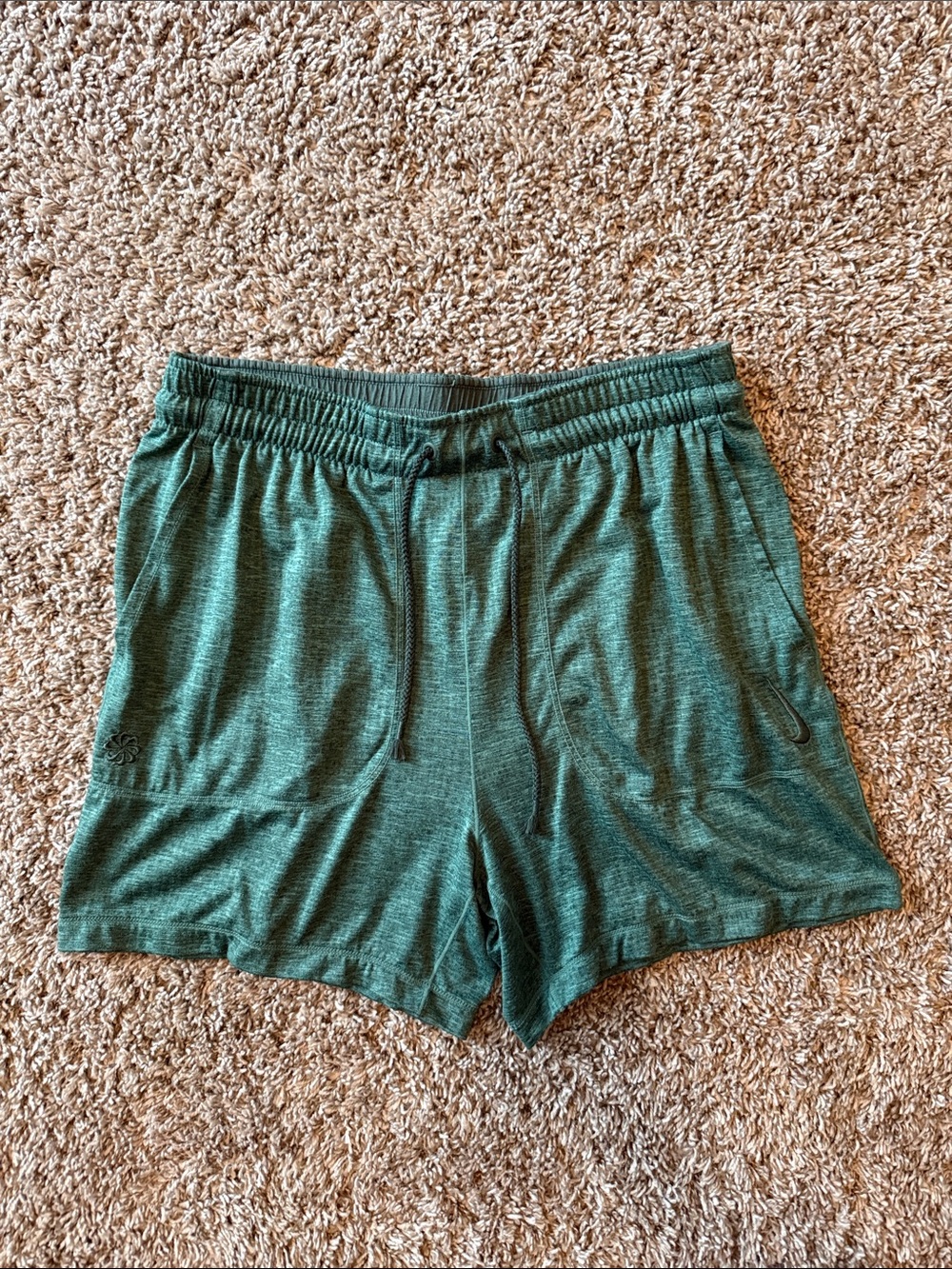 Nike Yoga Men's Dri-FIT 5" Unlined Shorts ‘Green’